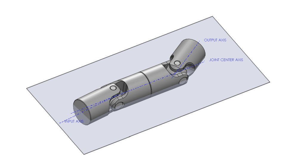 U-Joint in incorrect z configuration