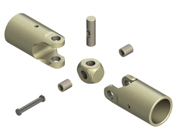 Military standard universal joint