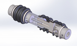 leveler strength telescoping drive shaft