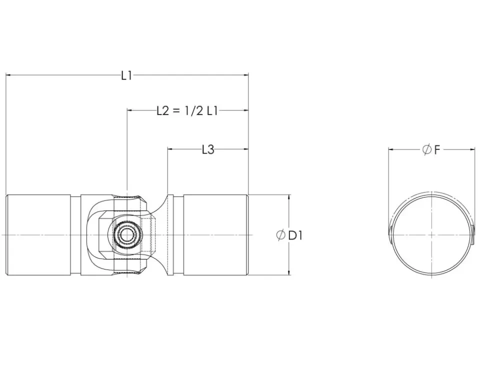 Universal sales joint dimensions